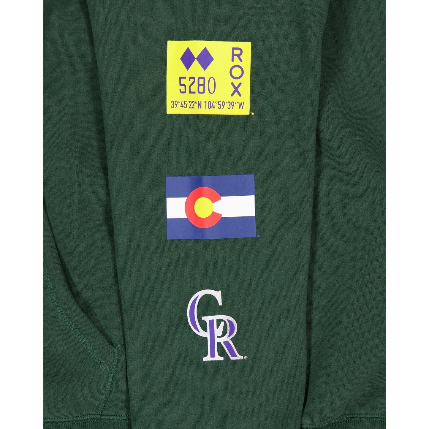 Colorado Rockies City Connect Green Hoodie
