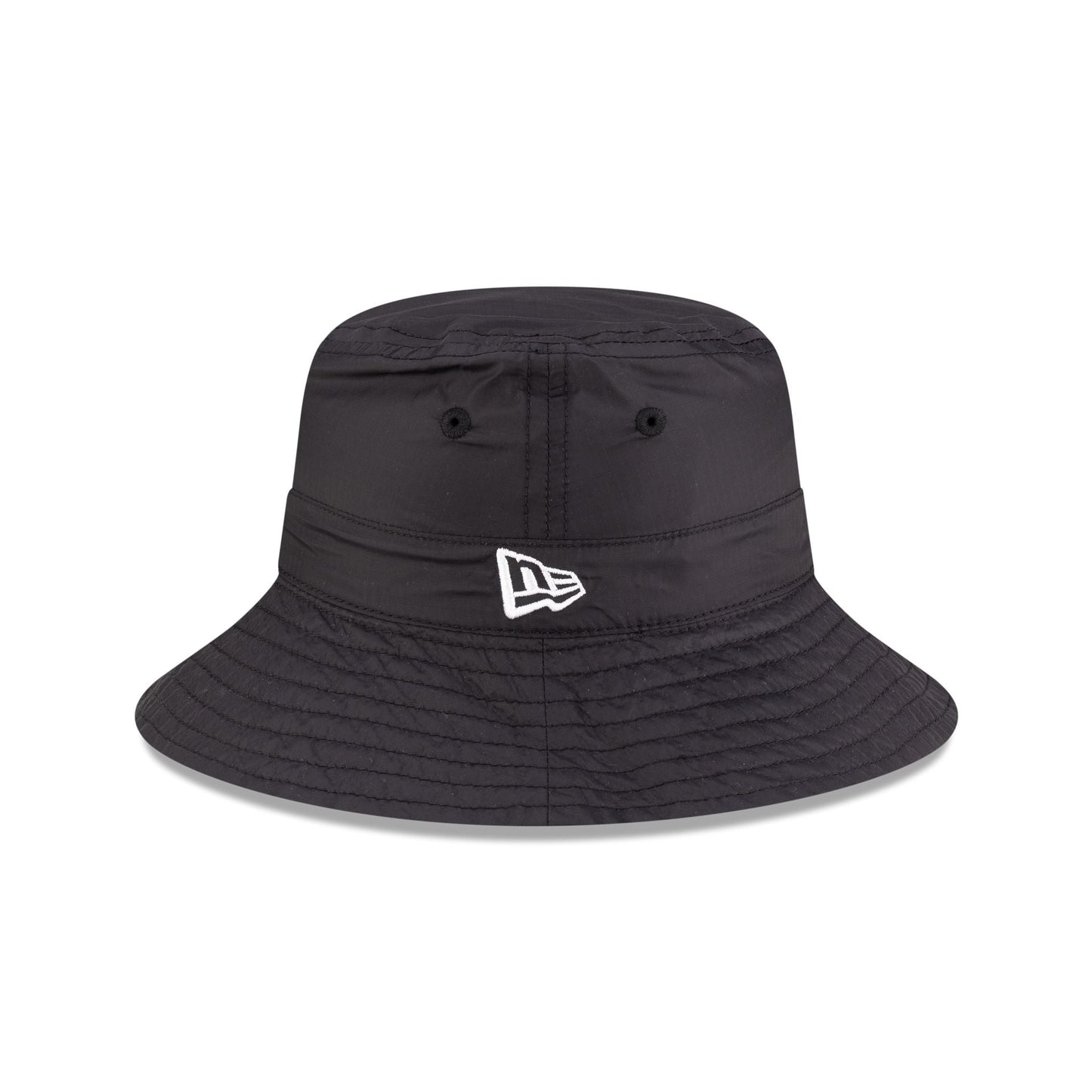 New Era Cap Packable Ripstop Black Bucket Hat