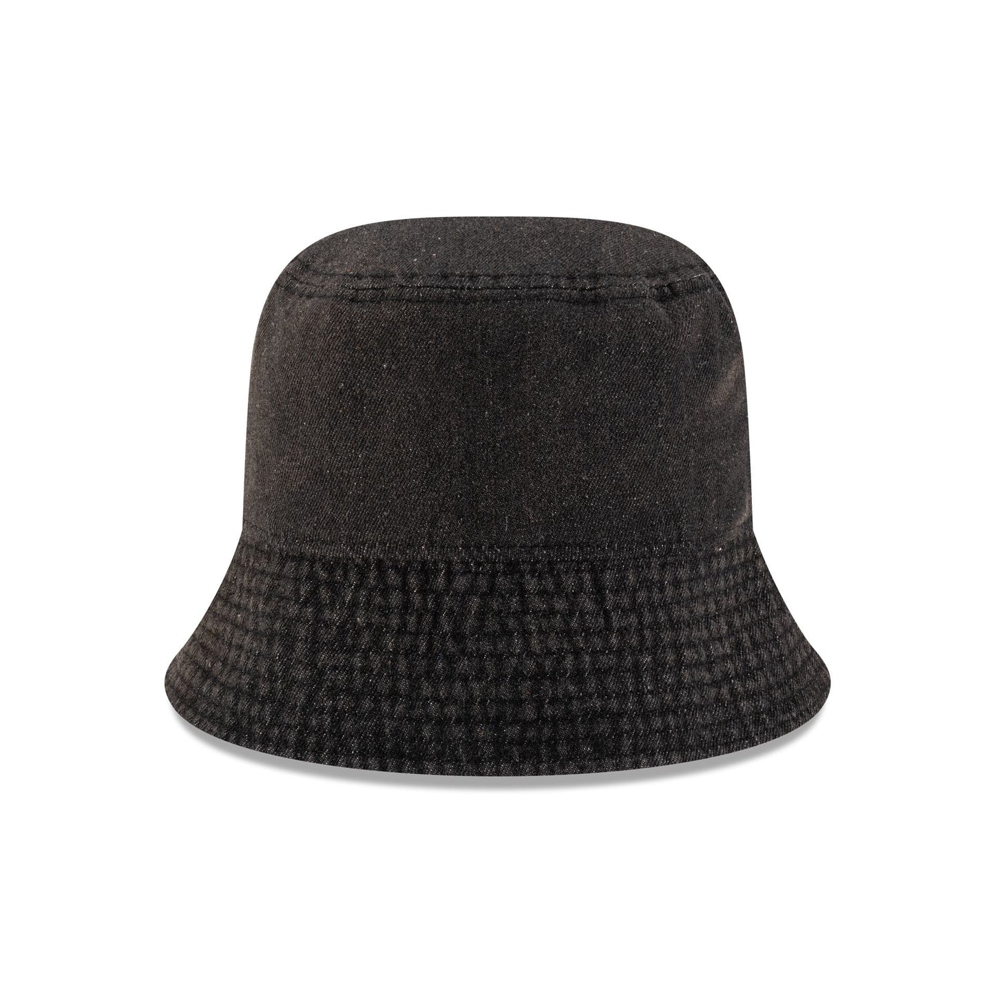 New Era Cap Black Denim Bucket Hat