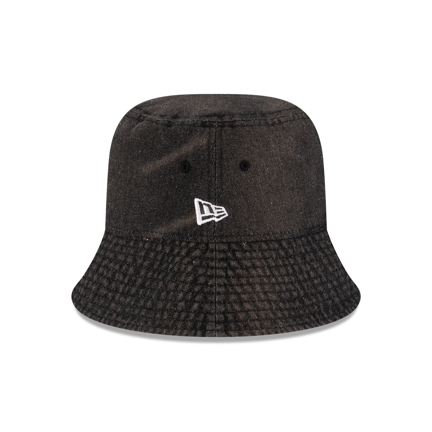 New Era Cap Black Denim Bucket Hat