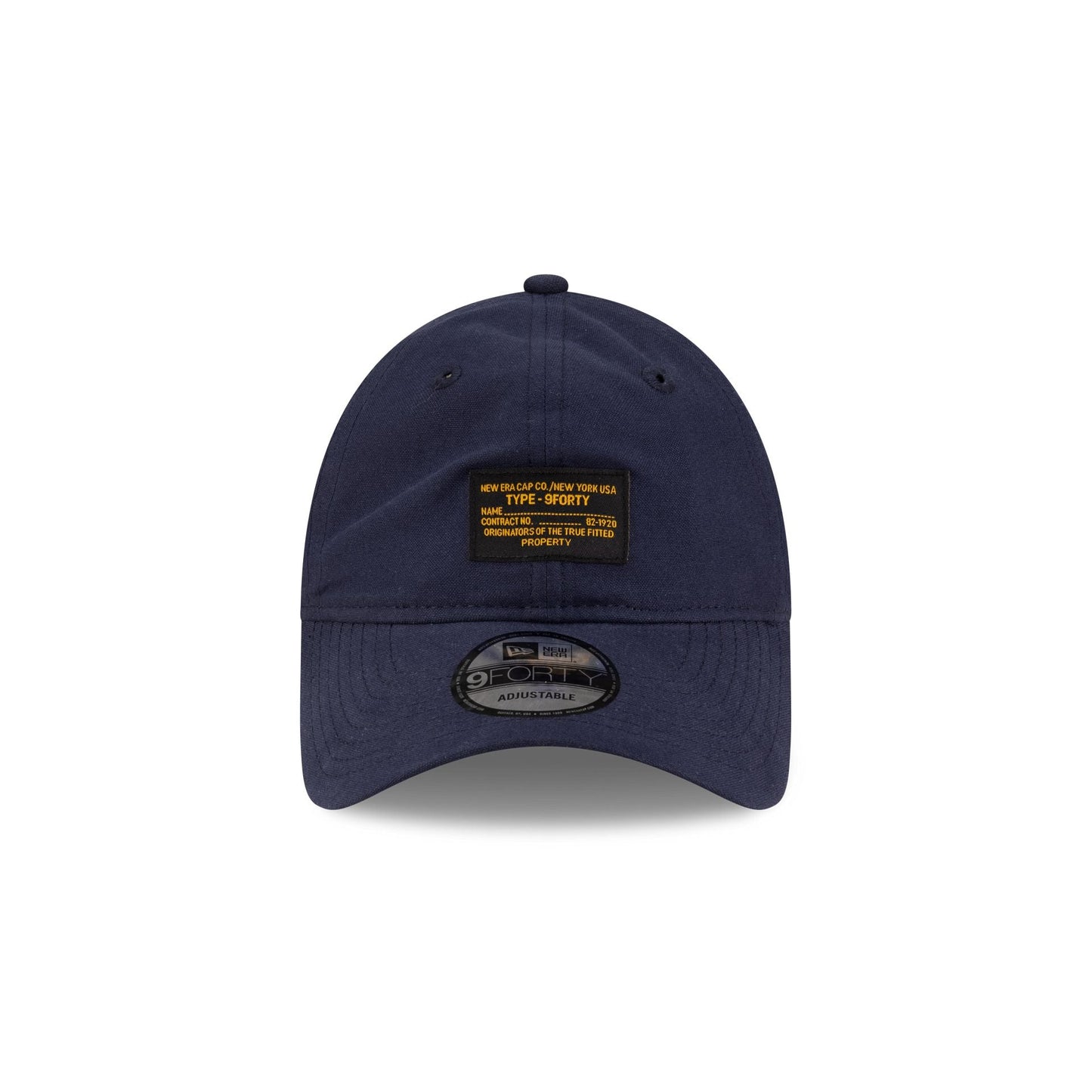 New Era Cap Navy Label 9FORTY Adjustable Hat