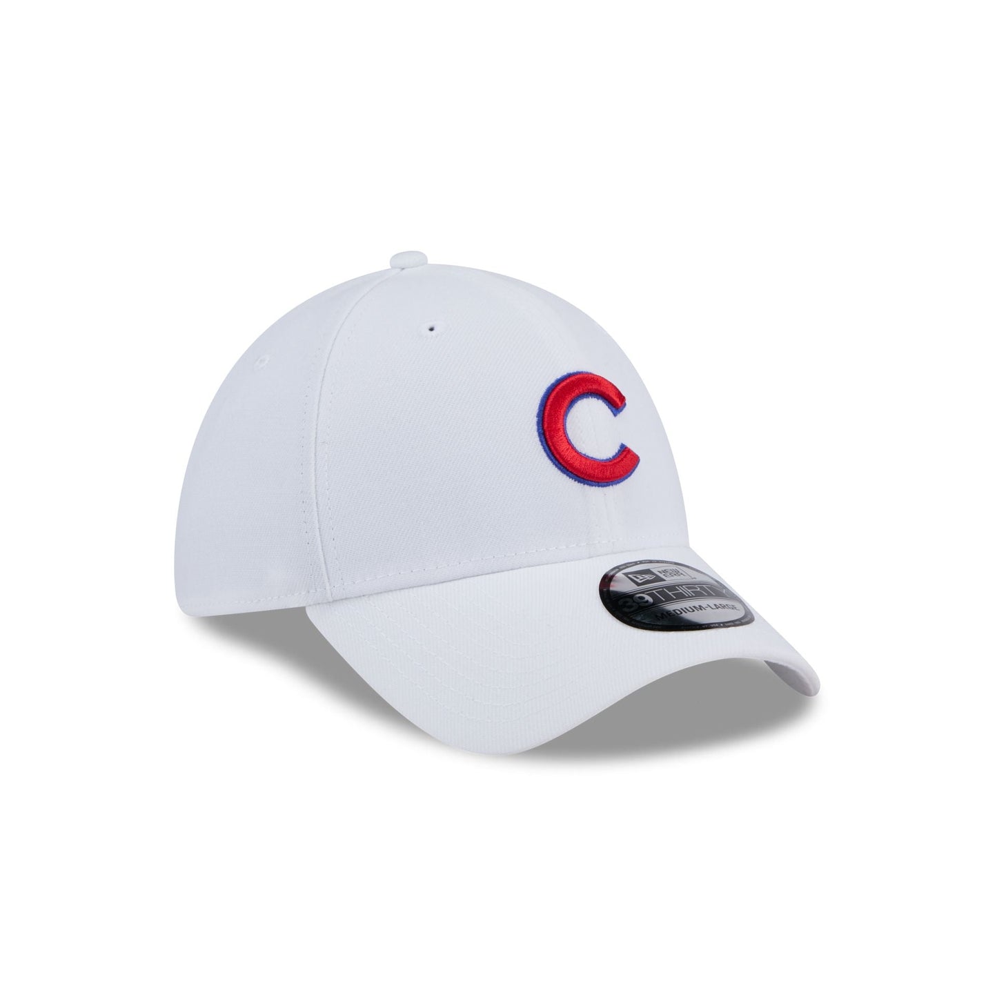 Chicago Cubs Optic White 39THIRTY Stretch Fit Hat