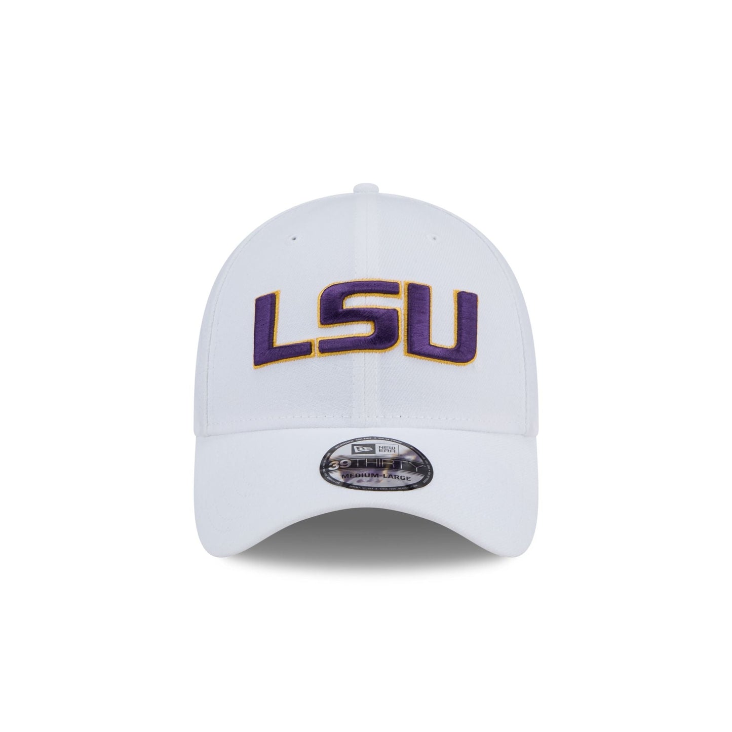 LSU Tigers Chrome 39THIRTY Stretch Fit Hat