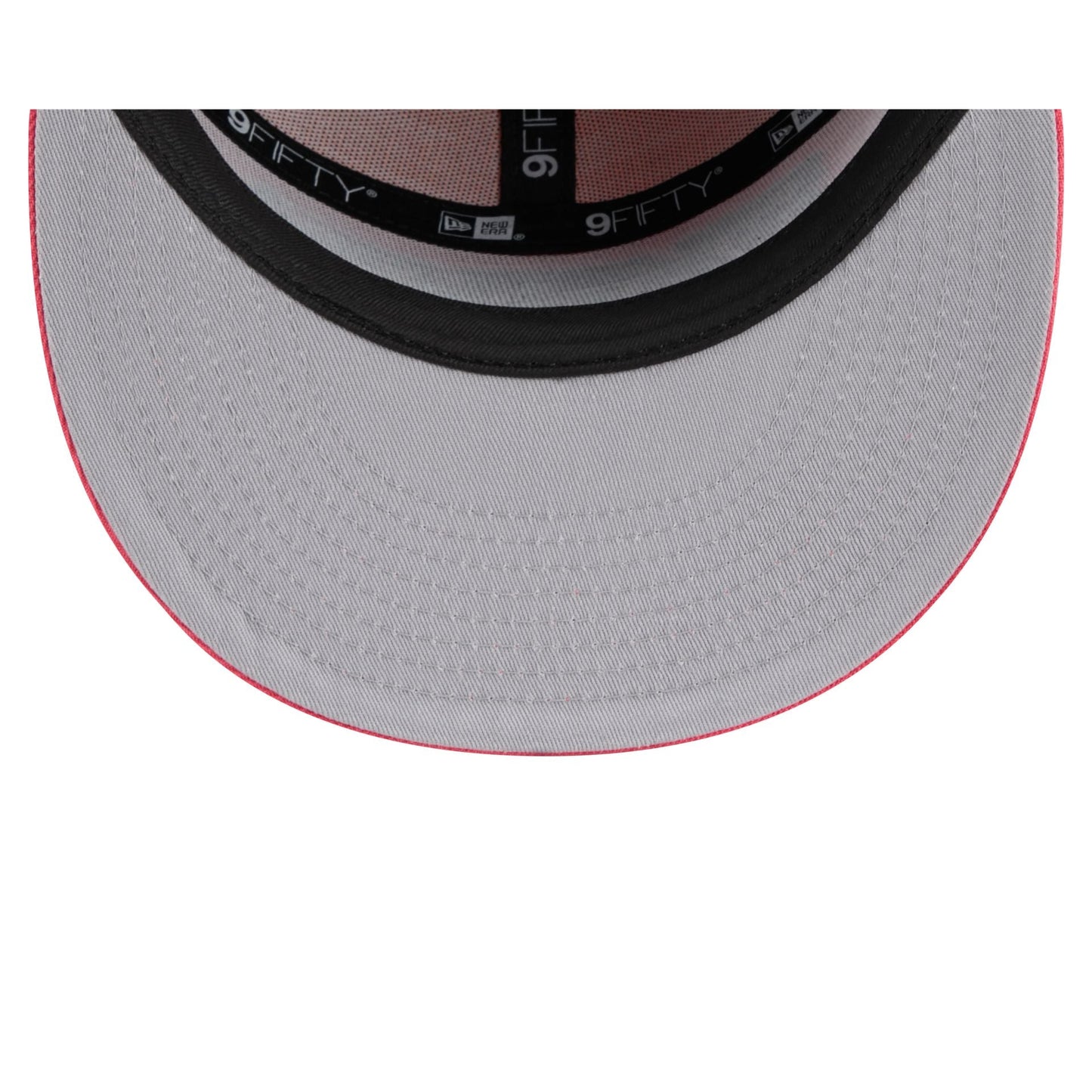 Philadelphia 76ers Coral Split Panel 9FIFTY Snapback Hat