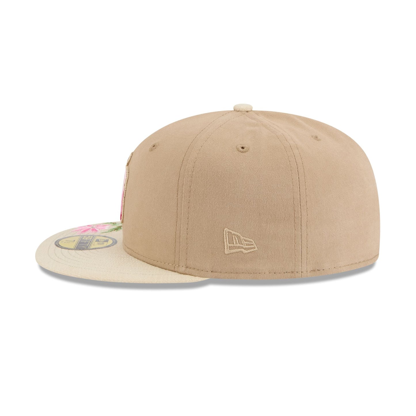 San Diego Padres Hand Stitched Floral 59FIFTY Fitted Hat