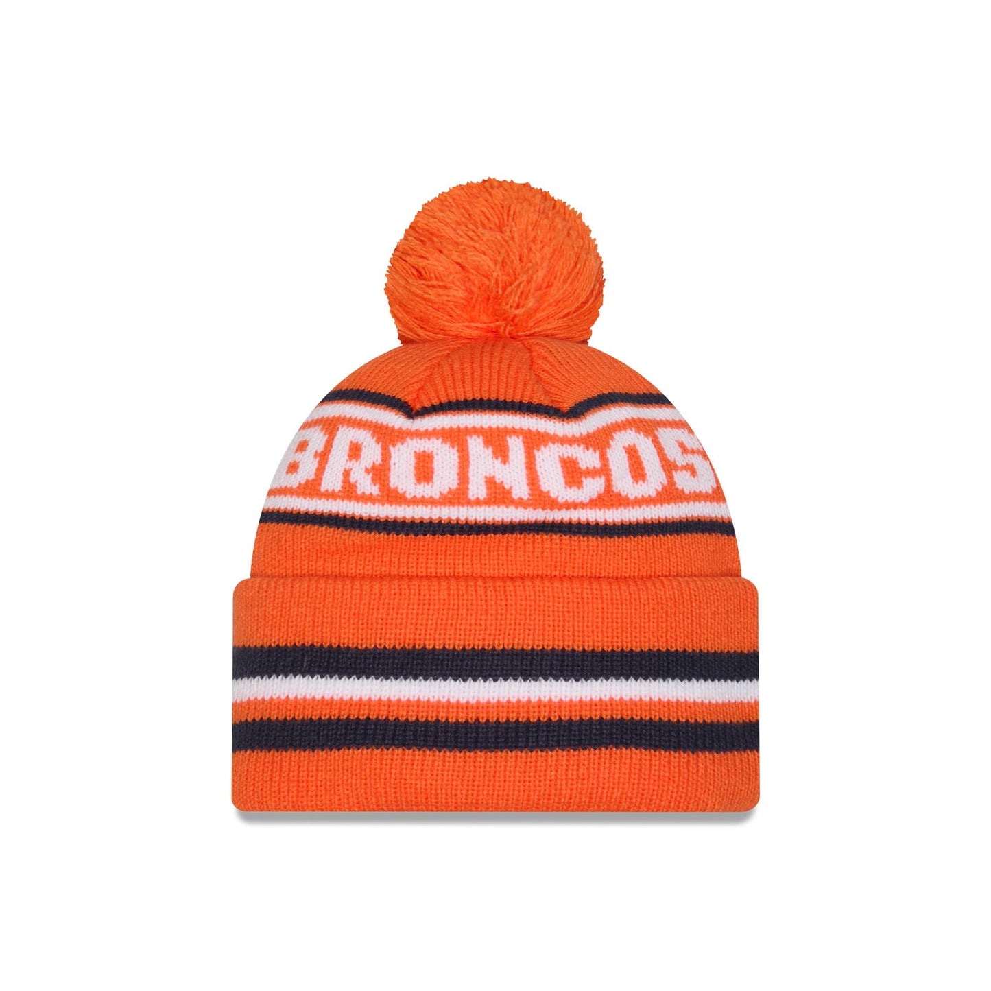 Denver Broncos Classic Pom Knit Hat