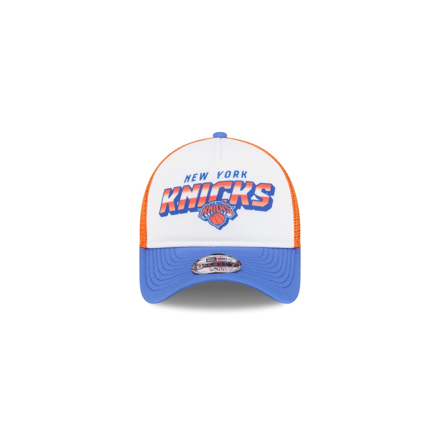 New York Knicks Shine Kids 9FORTY A-Frame Trucker Hat