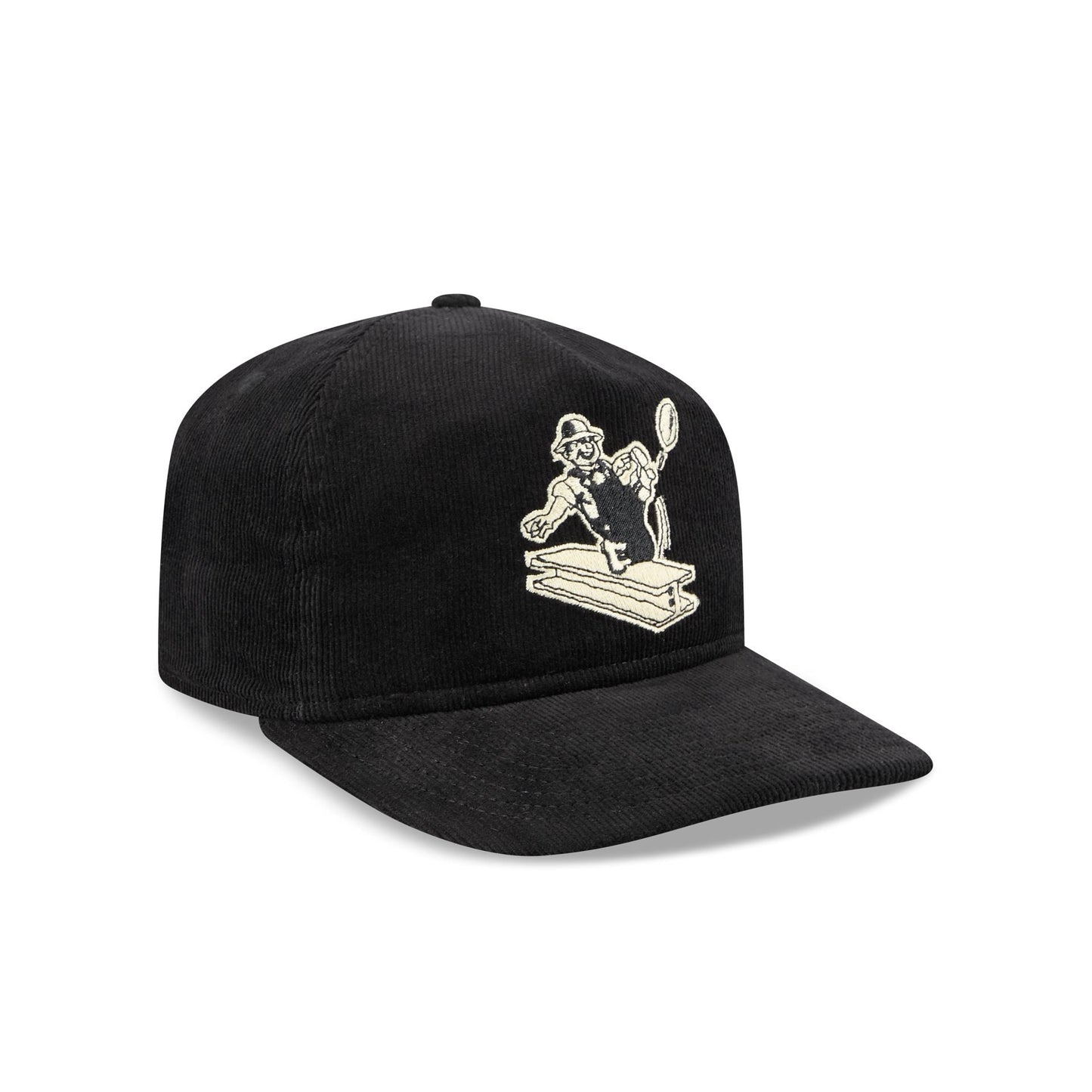 Pittsburgh Steelers Nostalgic Black Corduroy 19TWENTY Adjustable Hat