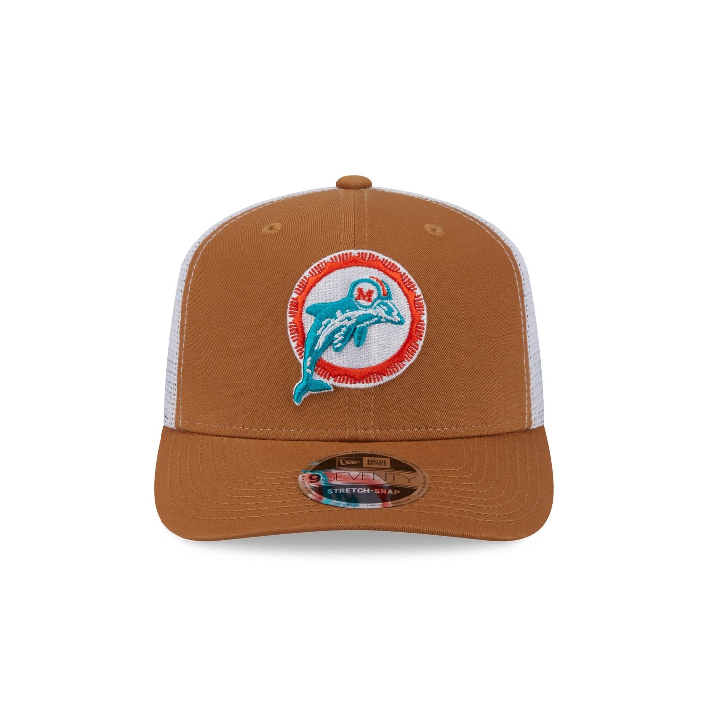 Miami Dolphins Bronze 9SEVENTY Trucker Hat