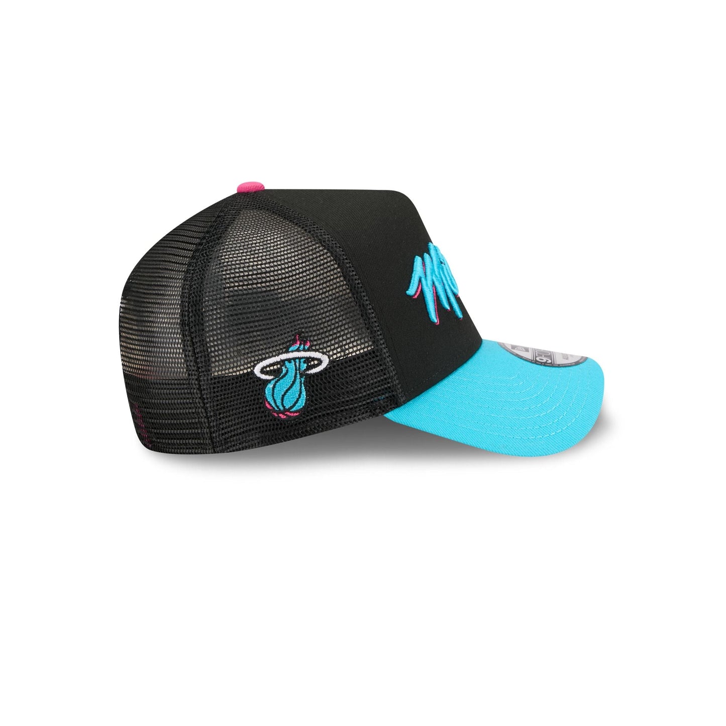 Miami Heat 2025 City Edition 9FORTY A-Frame Trucker Hat