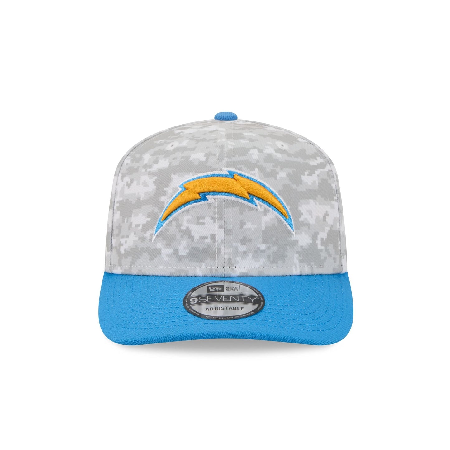 Los Angeles Chargers 2025 Salute to Service Fan Gear 9SEVENTY Stretch-Snap Hat