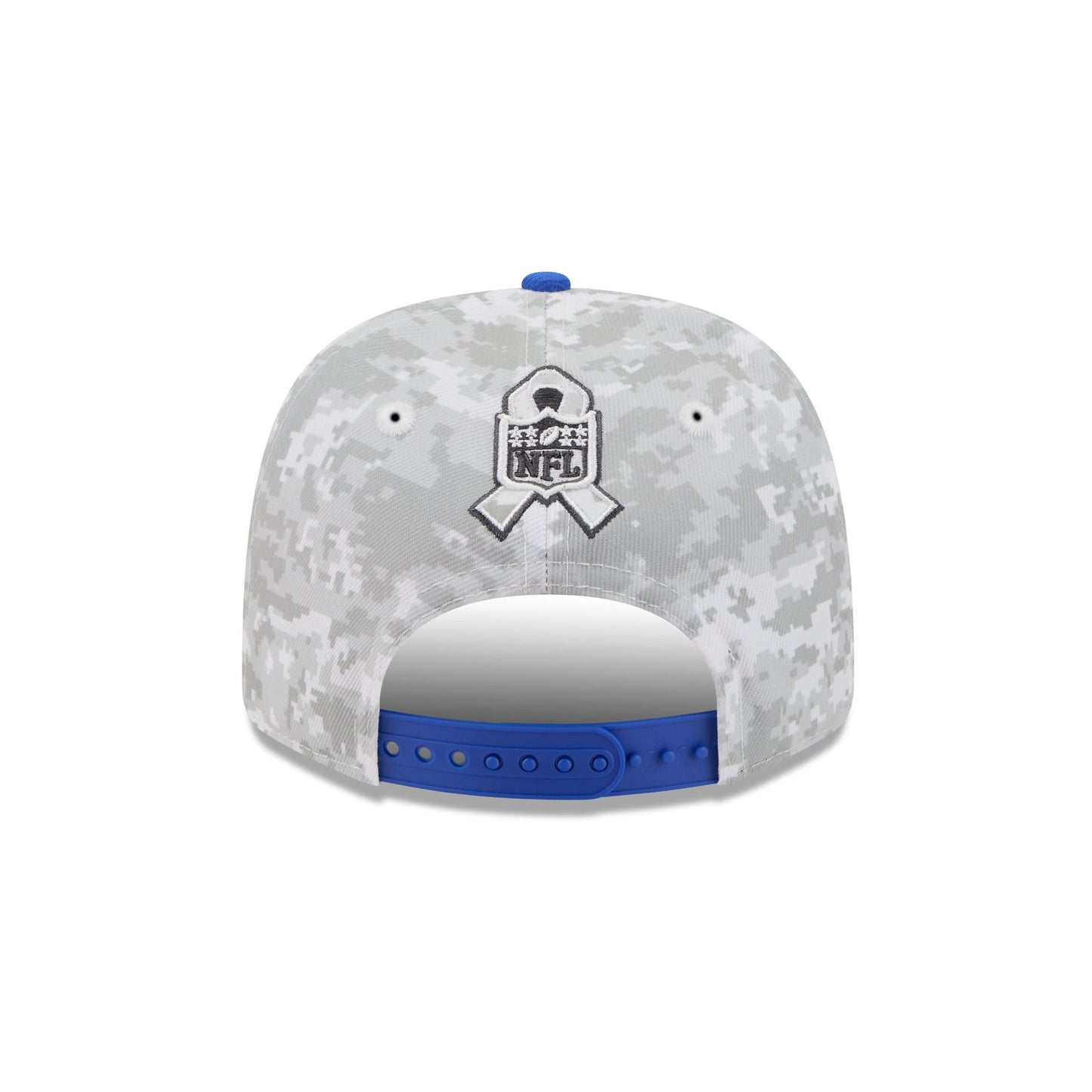Los Angeles Rams 2025 Salute to Service Fan Gear 9SEVENTY Stretch-Snap Hat