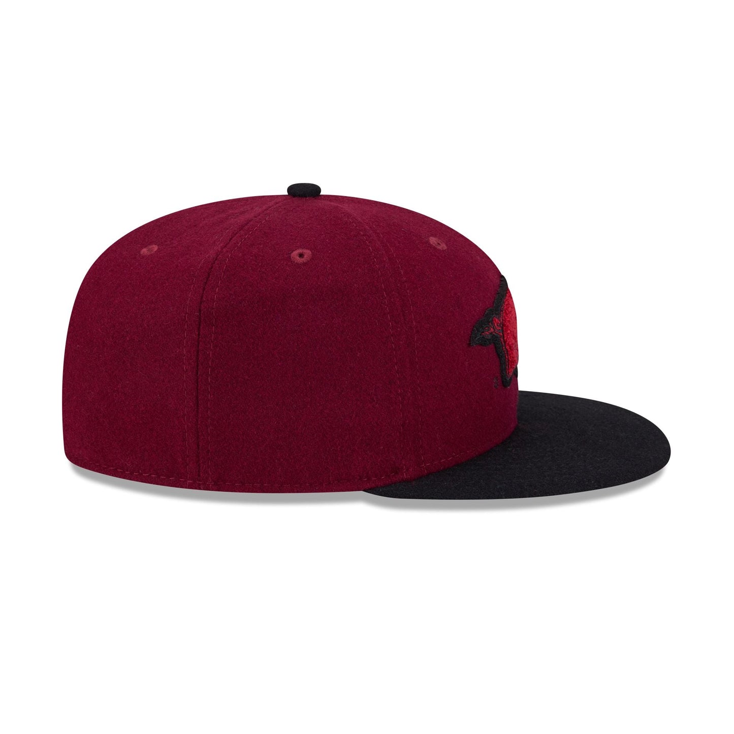 Arkansas Razorbacks Melton Wool 59FIFTY Fitted Hat