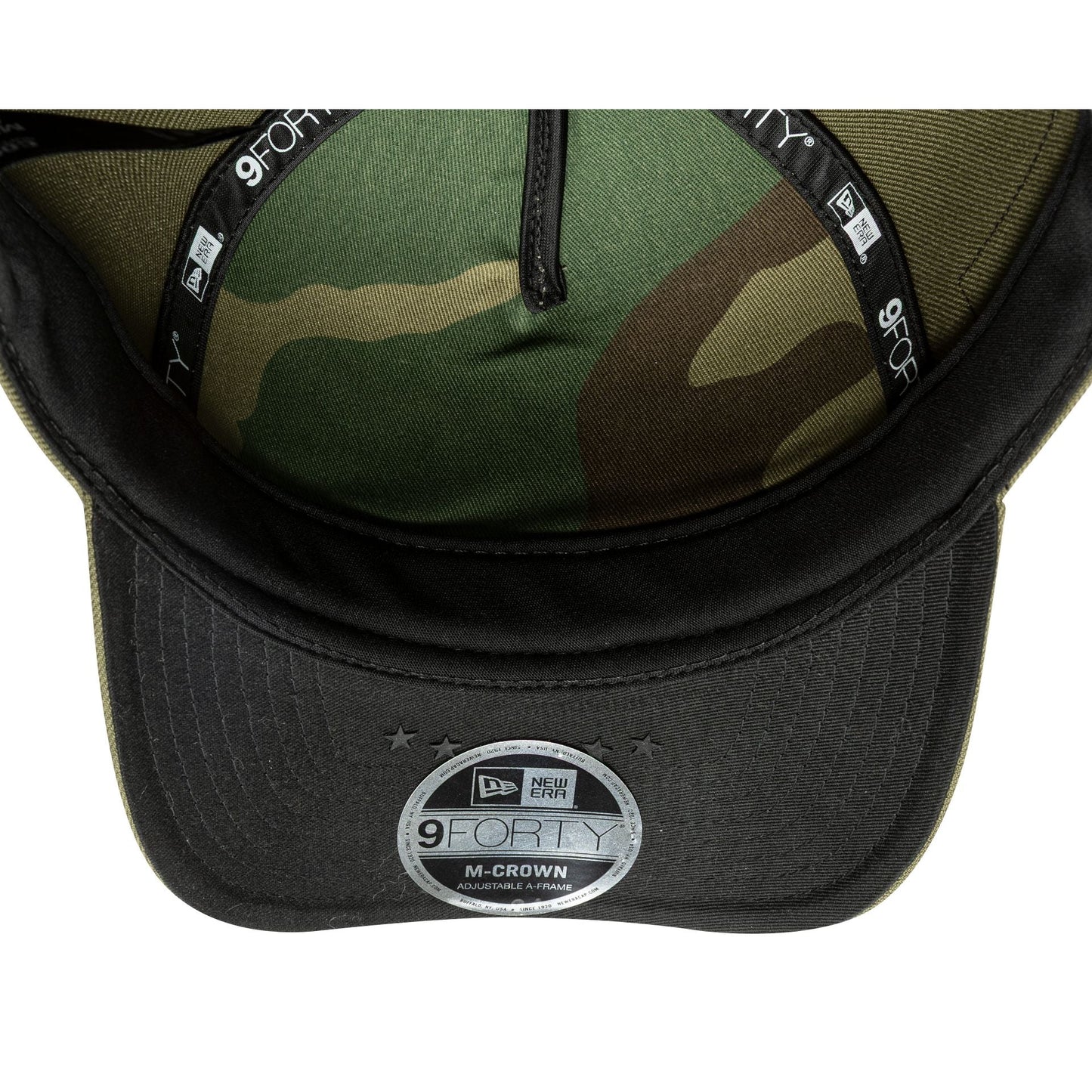 Seattle Mariners Armed Forces Day 2026 9FORTY M-Crown A-Frame Snapback Hat