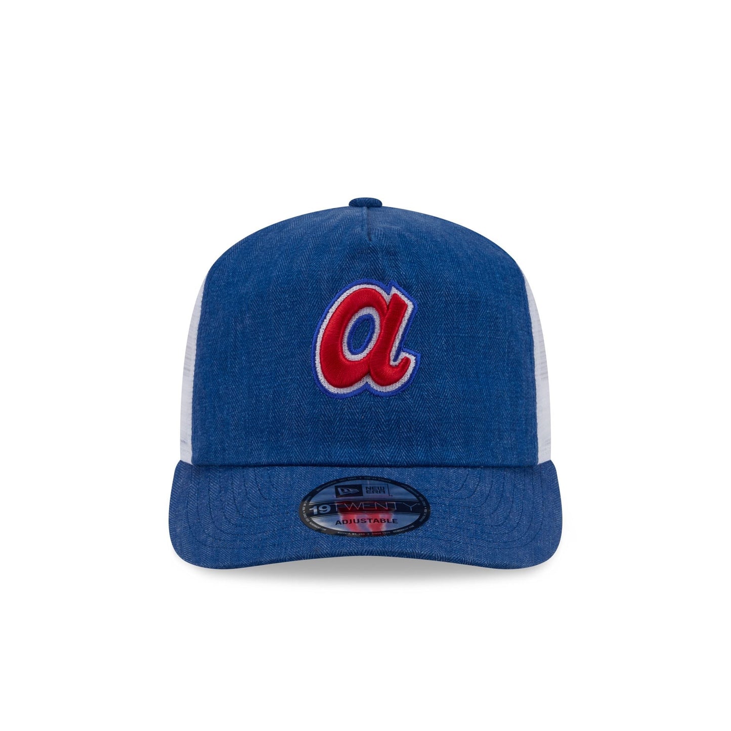 Atlanta Braves Herringbone Team Colors 19TWENTY Trucker Hat