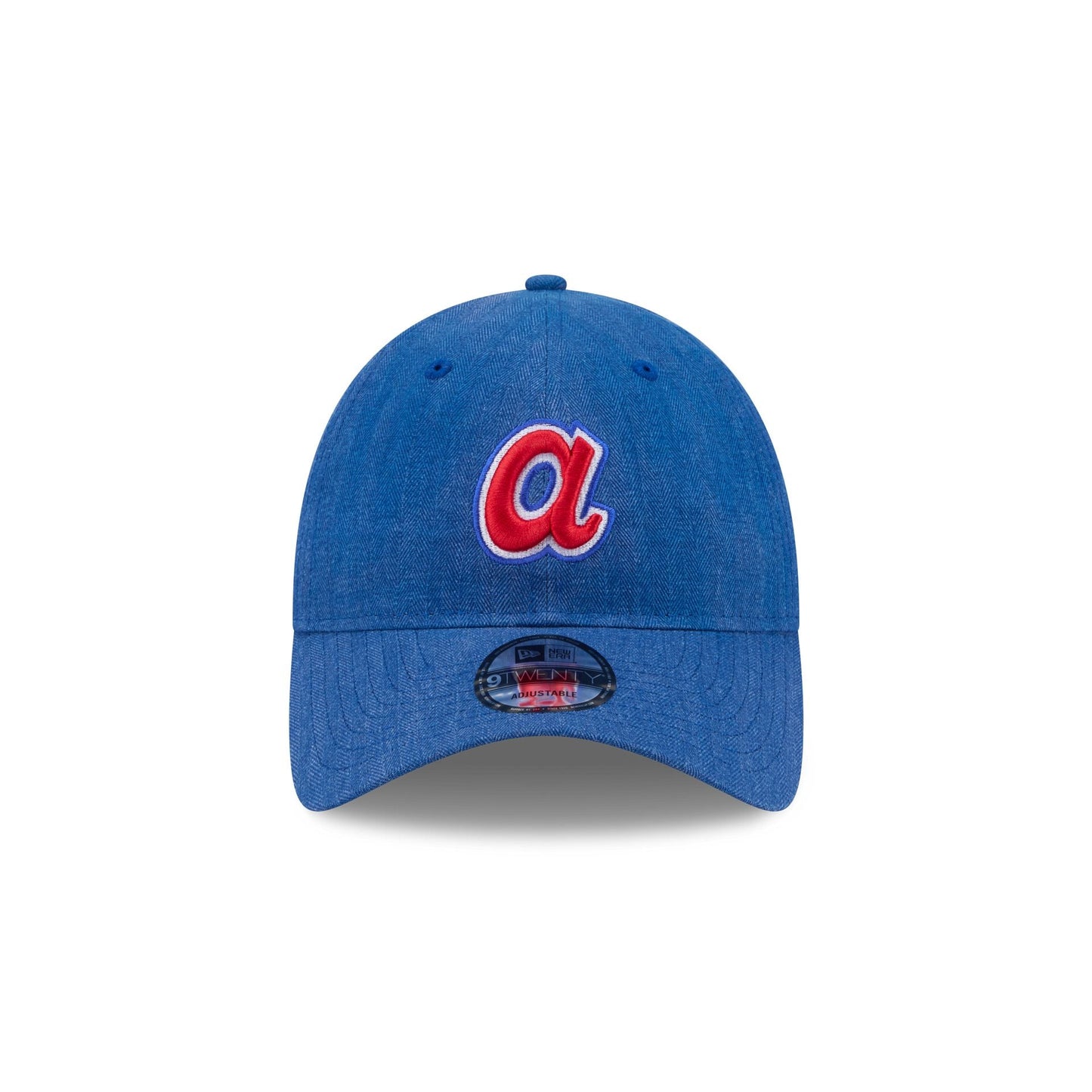 Atlanta Braves Herringbone Team Colors 9TWENTY Adjustable Hat
