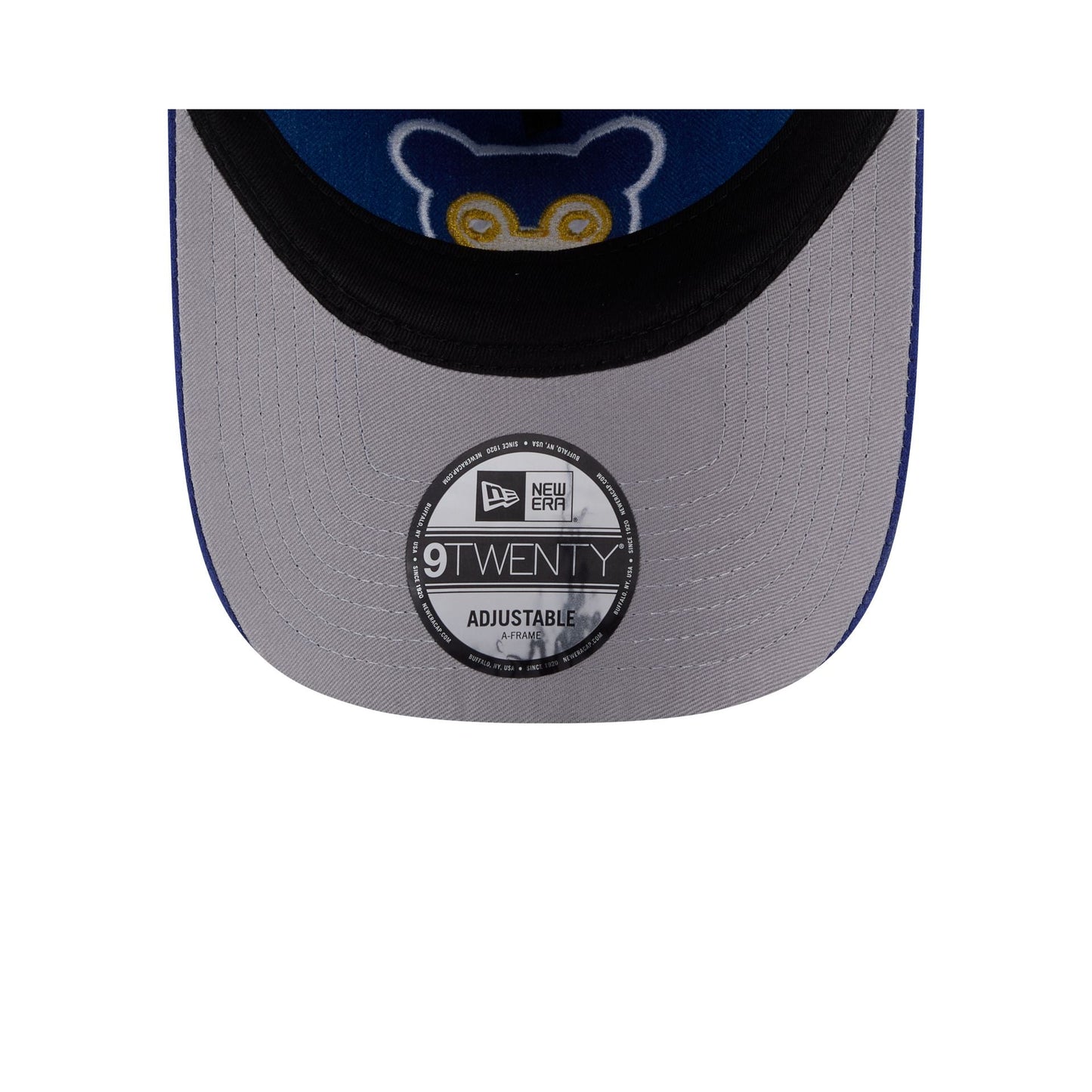 Chicago Cubs Herringbone Team Colors 9TWENTY A-Frame Adjustable Hat