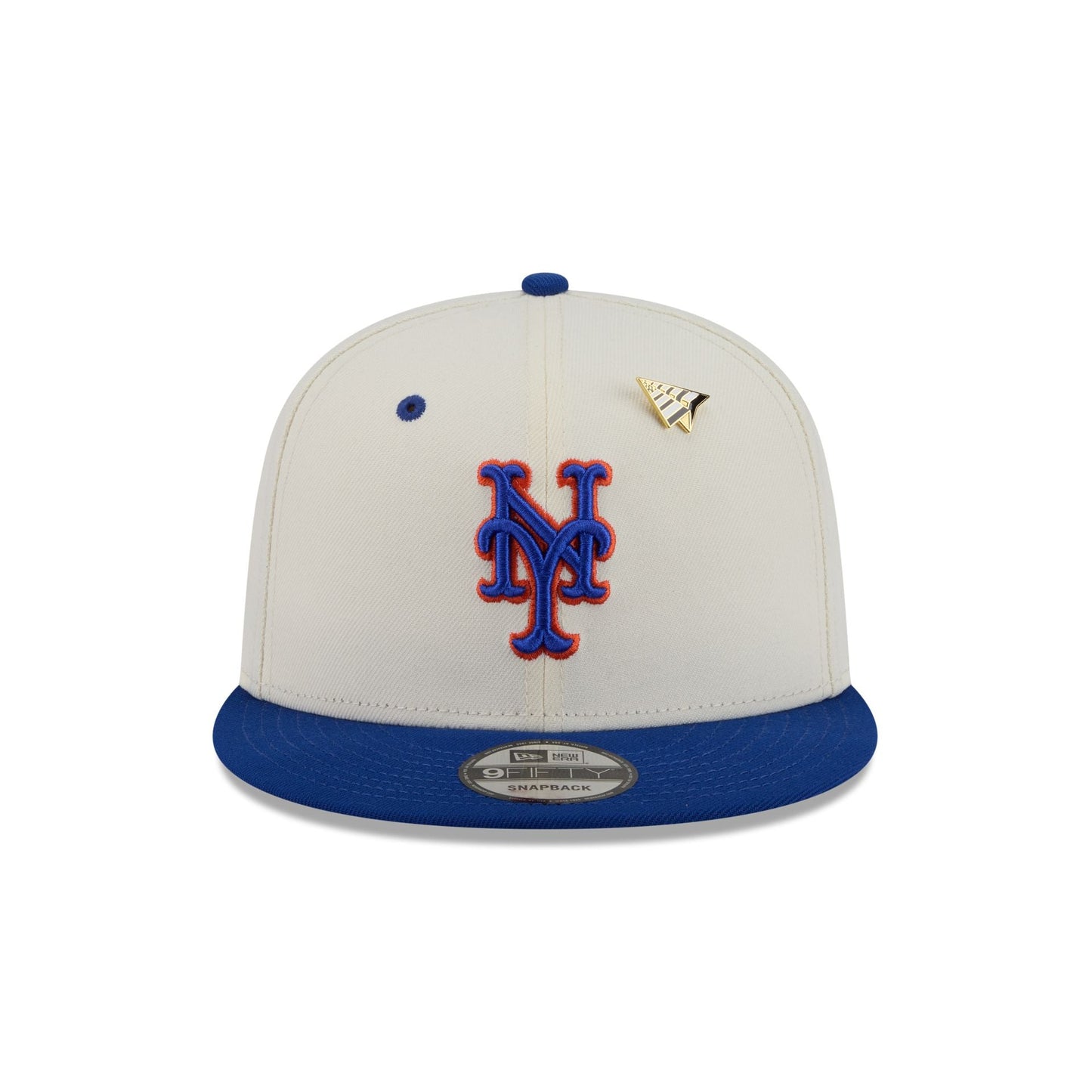 Paper Planes x New York Mets Chrome White 9FIFTY Snapback Hat