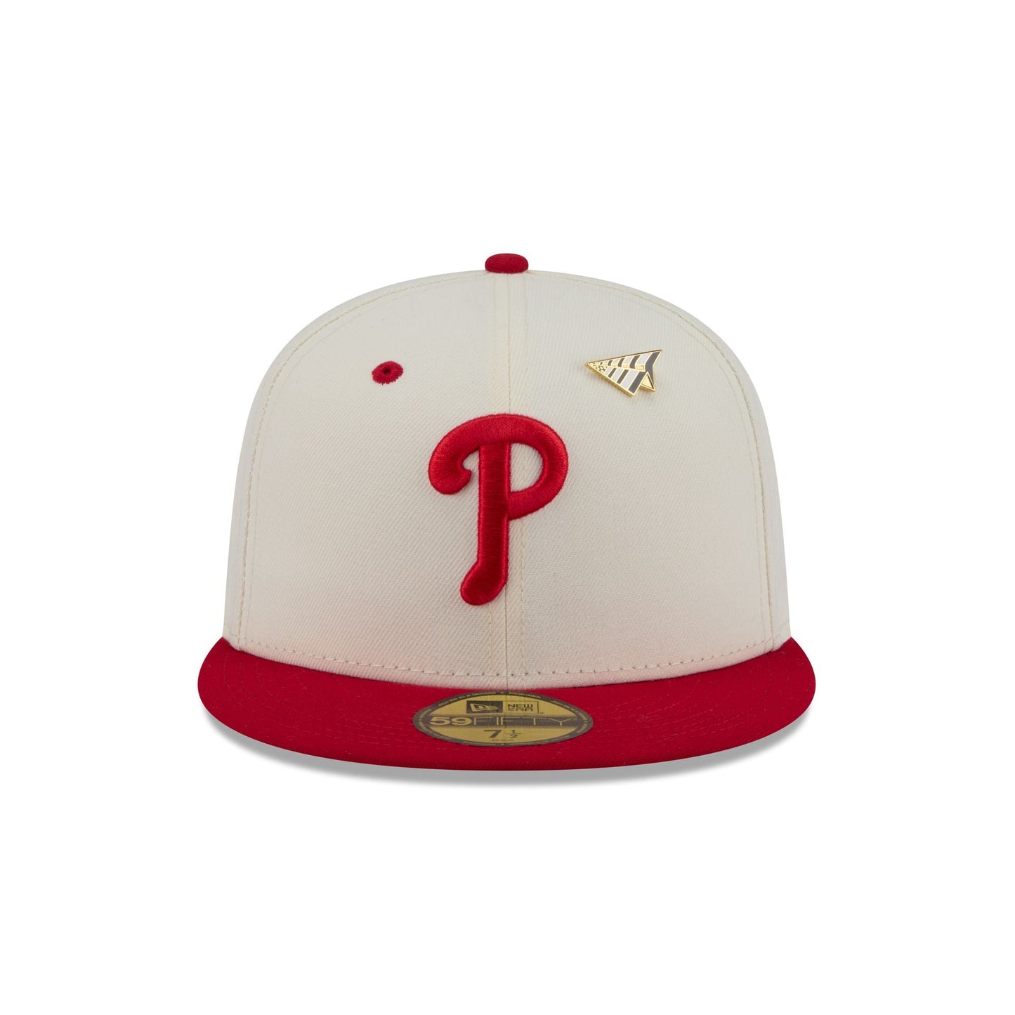 Paper Planes x Philadelphia Phillies Chrome White 59FIFTY Fitted Hat