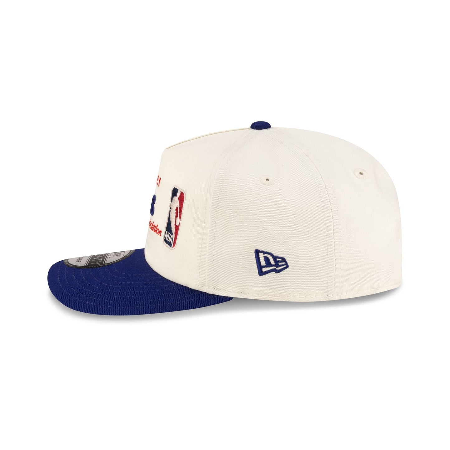 New Jersey Nets 1997-2012 Hardwood Classics Sign Stack Chrome White 19TWENTY Adjustable Hat