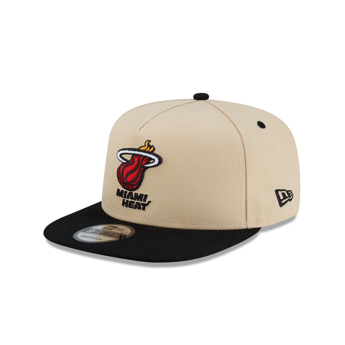 Miami Heat Hardwood Classics 2000s Gold 9FIFTY A-Frame Snapback Hat