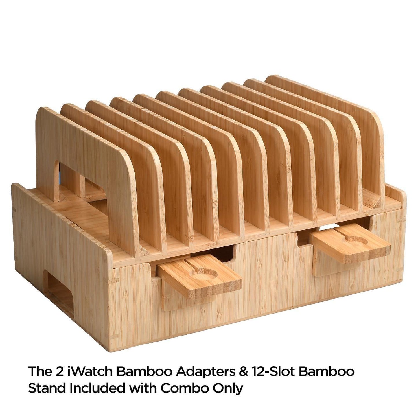 MobileVision Bamboo 12-Port Charger for efficient charging and organized power management