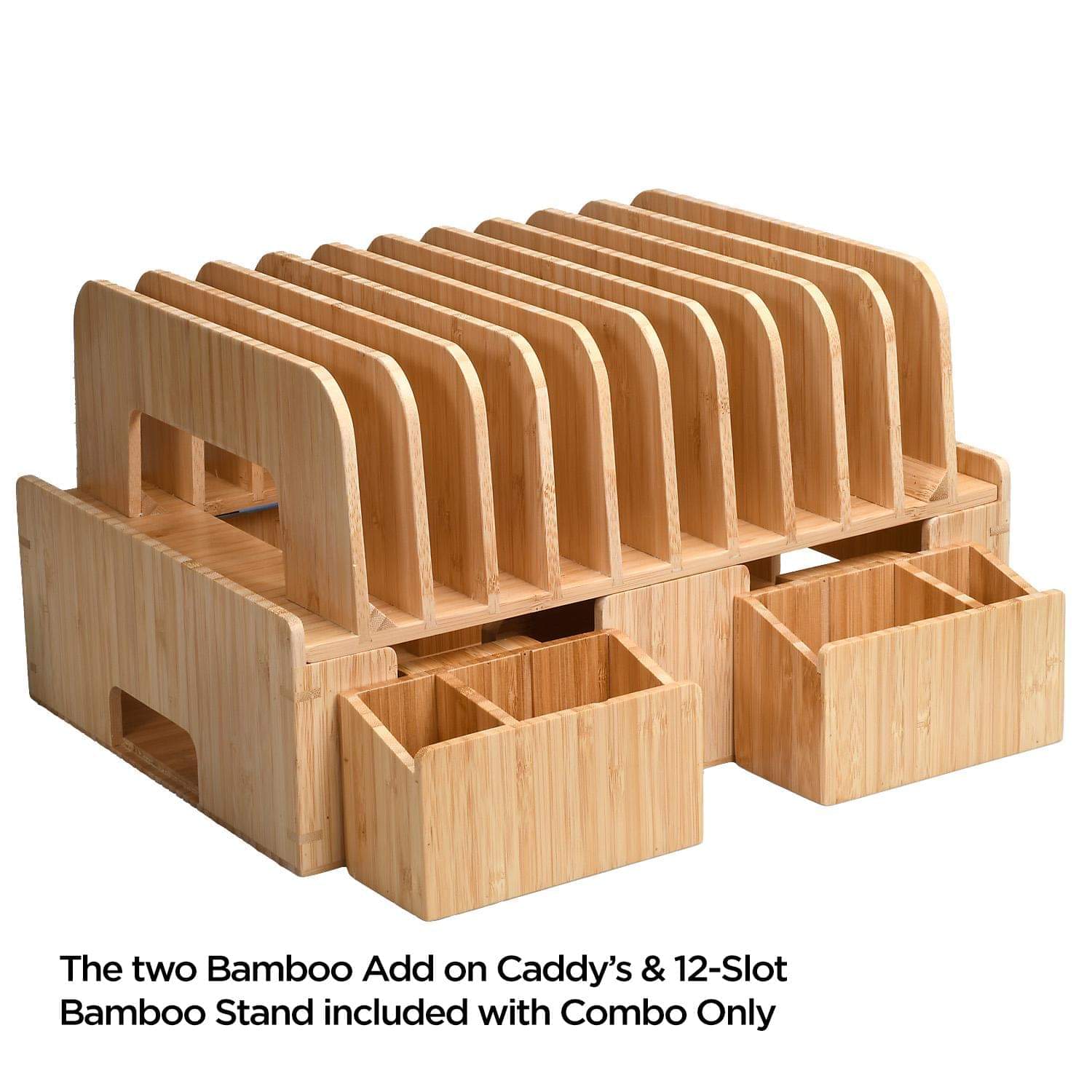 MobileVision Bamboo 12-Port Charger for efficient charging and organized power management