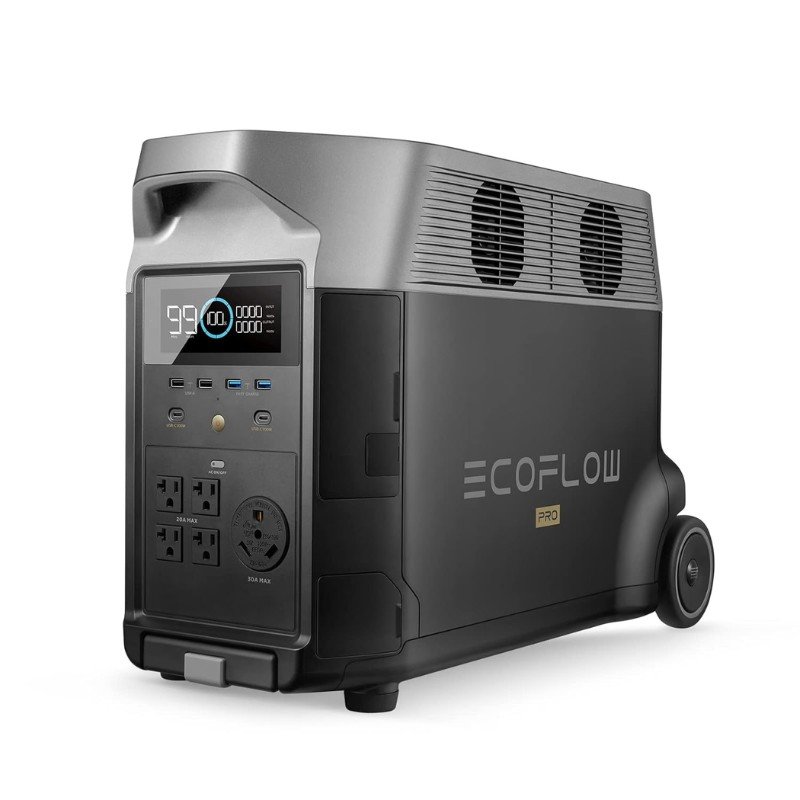 EF EcoFlow DELTA Pro 3600Wh Portable Power Station | 3600W AC Output | LiFePO4 Solar Generator