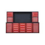 10ft Workbench Cabinet (40 Drawers, 2 Cabinets & 1 Pegboard)