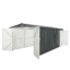 10'x20' Metal Garage Shed with Double Front Doors, Side Entry Door