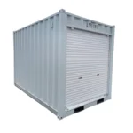 12’ Small Cubic Shipping Container with Roll‑Up Door