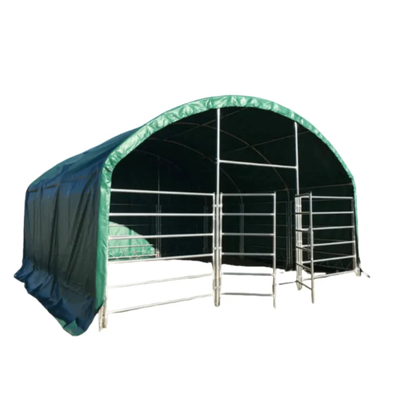 13' x 13' Livestock Corral Shelter with Front Door