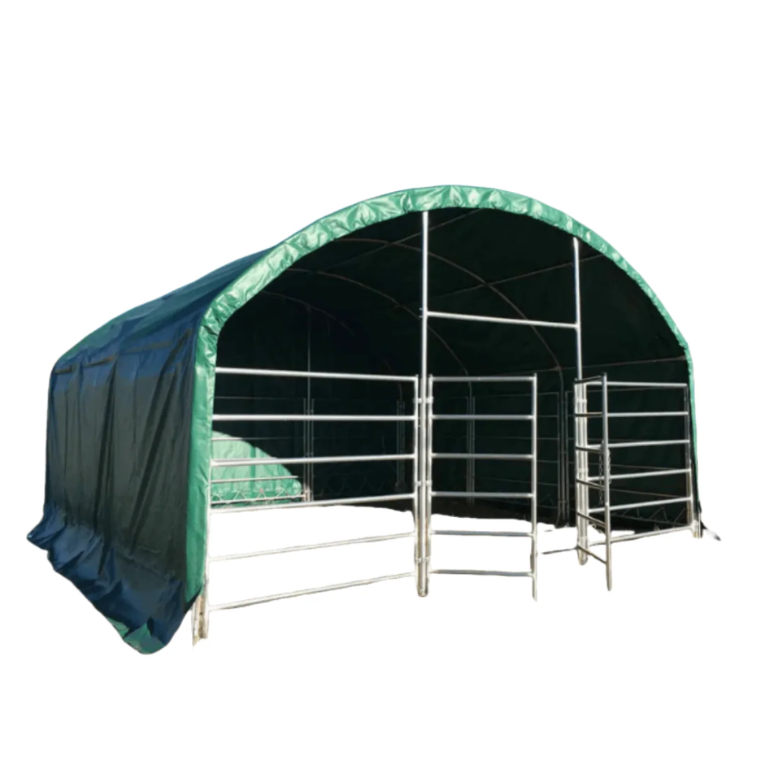 13' x 13' Livestock Corral Shelter with Front Door 13' x 13' Livestock Corral Shelter with Front Door