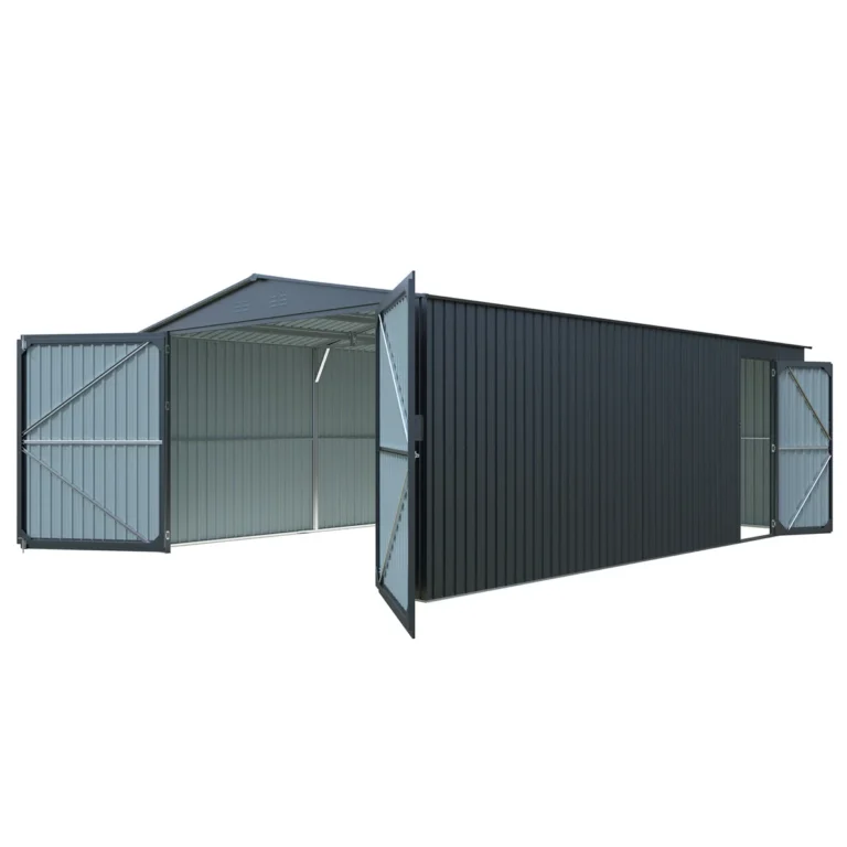 13'x20' Plus Upgraded Metal Garage Shed