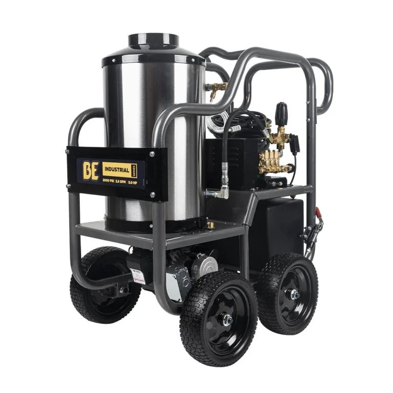 2,000 PSI - 3.5 GPM Hot Water Electric Pressure Washer with Triplex Pump - HW205EBA