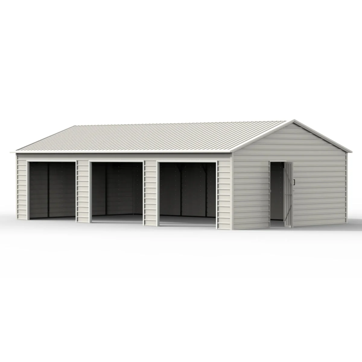 23' x 40' Three Car Garage Shed with Side Entry Door 23' x 40' Three Car Garage Shed with Side Entry Door