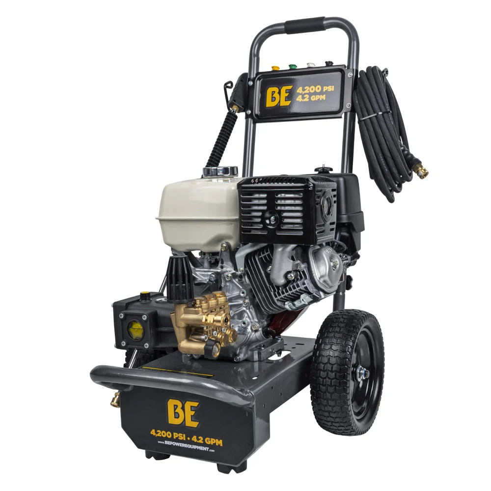 4,200 PSI 4.2 GPM Cold Water Gas Pressure Washer with Honda GX390 Engine and CP Triplex Pump - B4213HA 4,200 PSI 4.2 GPM Cold Water Gas Pressure Washer with Honda GX390 Engine and CP Triplex Pump - B4213HA