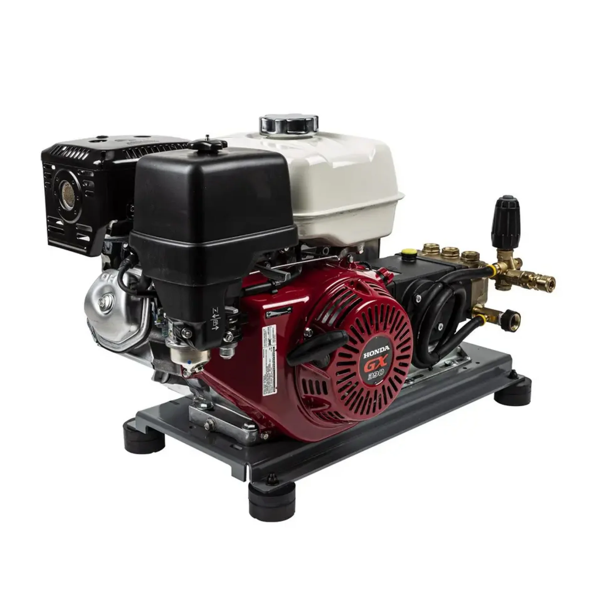 4,200 PSI 4.2 GPM Truck Mount Cold Water Gas Pressure Washer with Honda GX390 Engine and General Belt Drive Triplex Pump - B4213HTBGS 4,200 PSI 4.2 GPM Truck Mount Cold Water Gas Pressure Washer with Honda GX390 Engine and General Belt Drive Triplex Pump - B4213HTBGS