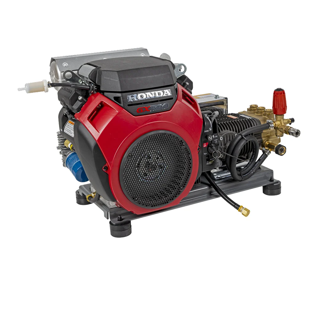 5,100 PSI 5.5 GPM Truck Mount Cold Water Gas Pressure Washer with Honda GX690 Electric Start Engine and CP Belt Drive Triplex Pump - B5024HETBAS 5,100 PSI 5.5 GPM Truck Mount Cold Water Gas Pressure Washer with Honda GX690 Electric Start Engine and CP Belt Drive Triplex Pump - B5024HETBAS