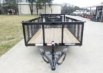 5x10 Dovetail Utility Trailer 2ft Mesh sides 3500lb Axle