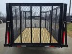 5x10 Straight Deck Debris Loader Utility Trailer (1) 3500lb Axle and Extended Platform