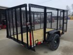 5x10 Straight Deck Debris Loader Utility Trailer (1) 3500lb Axle and Extended Platform