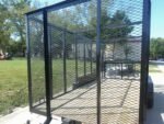 6.4×16 Dovetail Utility Trailer 6ft Mesh Sides (2) 3,500lb Axles
