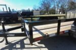 6'4" x 12 Double Axle Utility Trailer Powder Coated Dovetail (2) 3500lb Axles