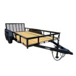 6'4" x 14 Utility Trailer Powder Coated Dovetail (2) 3500 Axles 7k GVWR