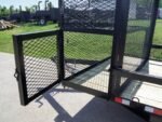 6.4x16 Dovetail Utility Trailer Stacked Baskets (2) 3500lb Axles