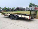 6.4x20 Dovetail Utility Trailer (2) 3500lb Axles 7K GVWR