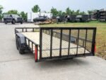 6.4x20 Dovetail Utility Trailer (2) 3500lb Axles 7K GVWR
