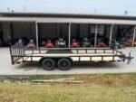 6.4x20 Dovetail Utility Trailer (2) 3500lb Axles 7K GVWR