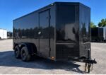 6x12 Tandem Axle Blackout Enclosed Cargo Trailer – Collins Custom Cargo